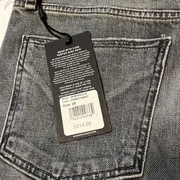 Hudson Womens Holly High Rise Straight Jeans - Picture 7 of 7